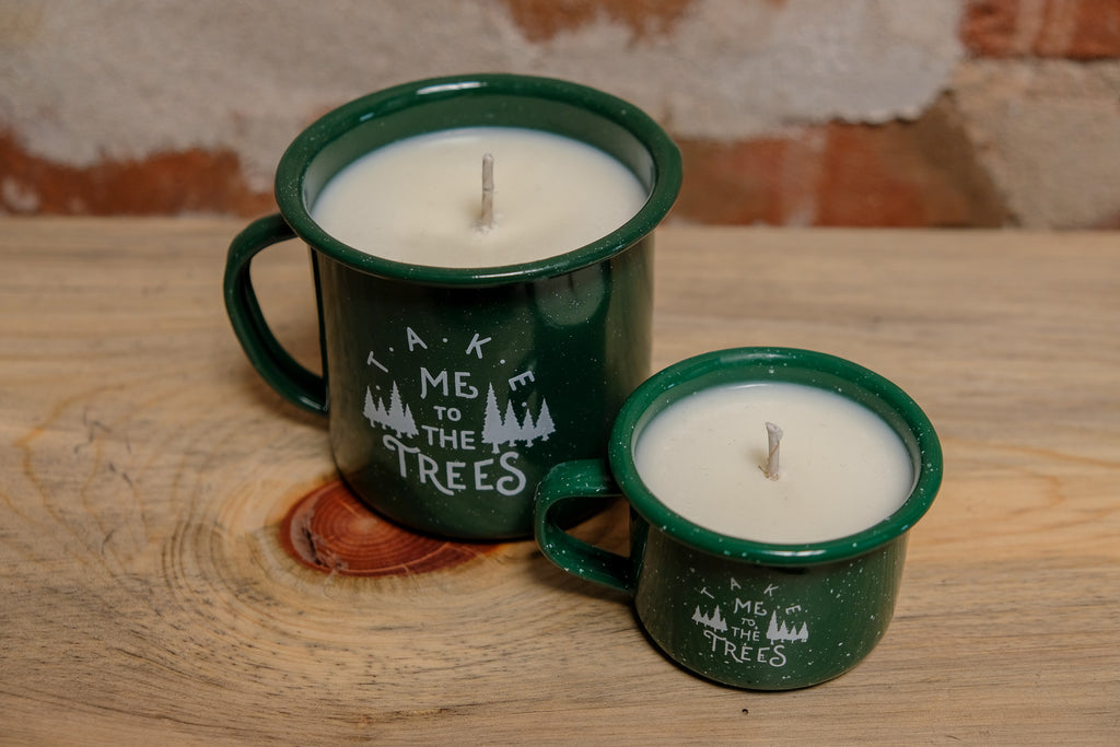 The Trees Enamel Cup Candle