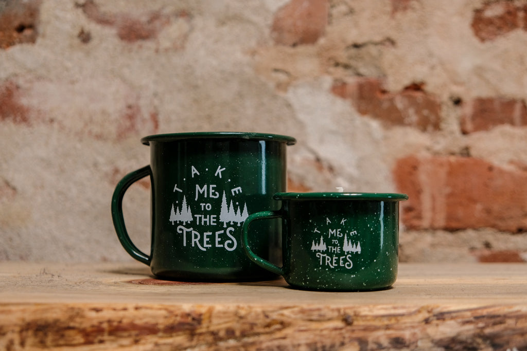 The Trees Enamel Cup Candle