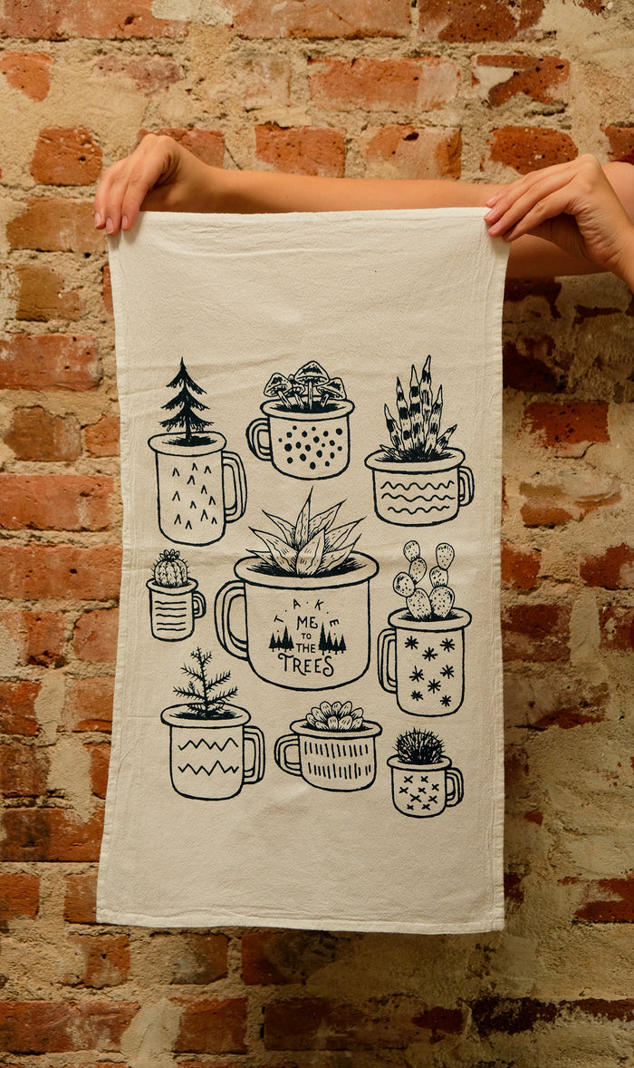 Planter Tea Towel