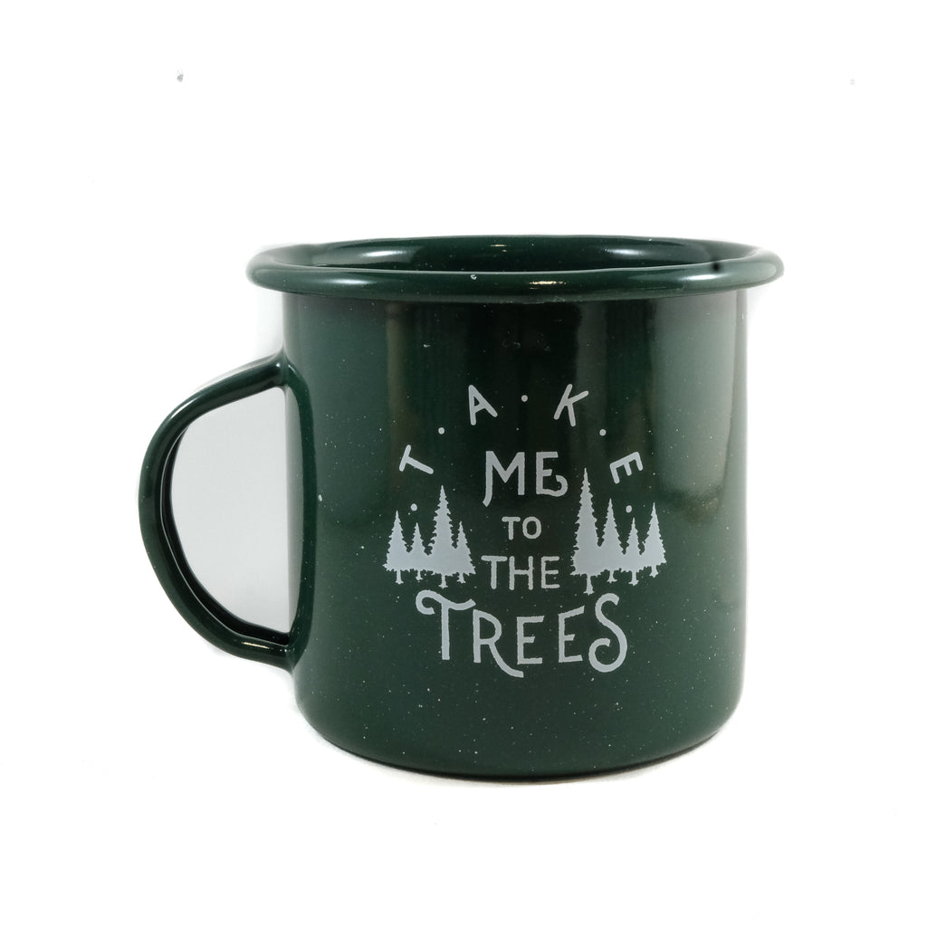 The Trees Enamel Cup