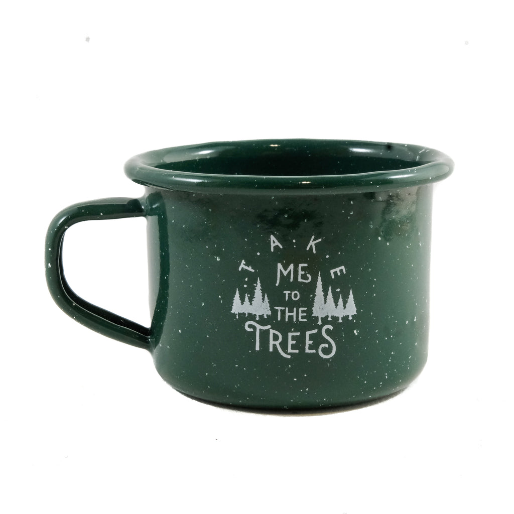 The Trees Enamel Cup