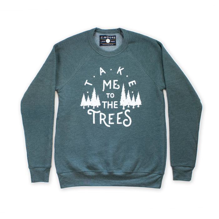 The Trees Crewneck-Forest