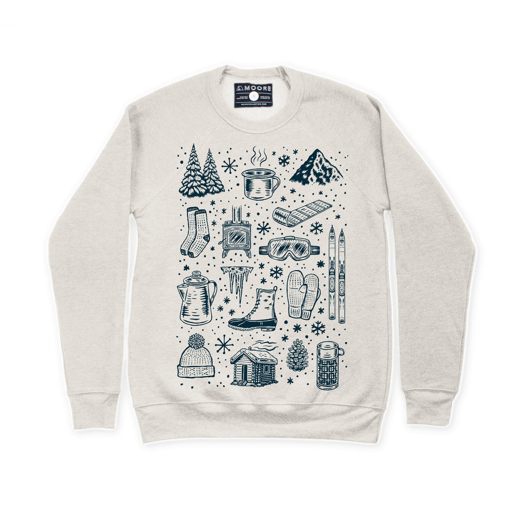 Winter Time Crewneck-Cement – Moore